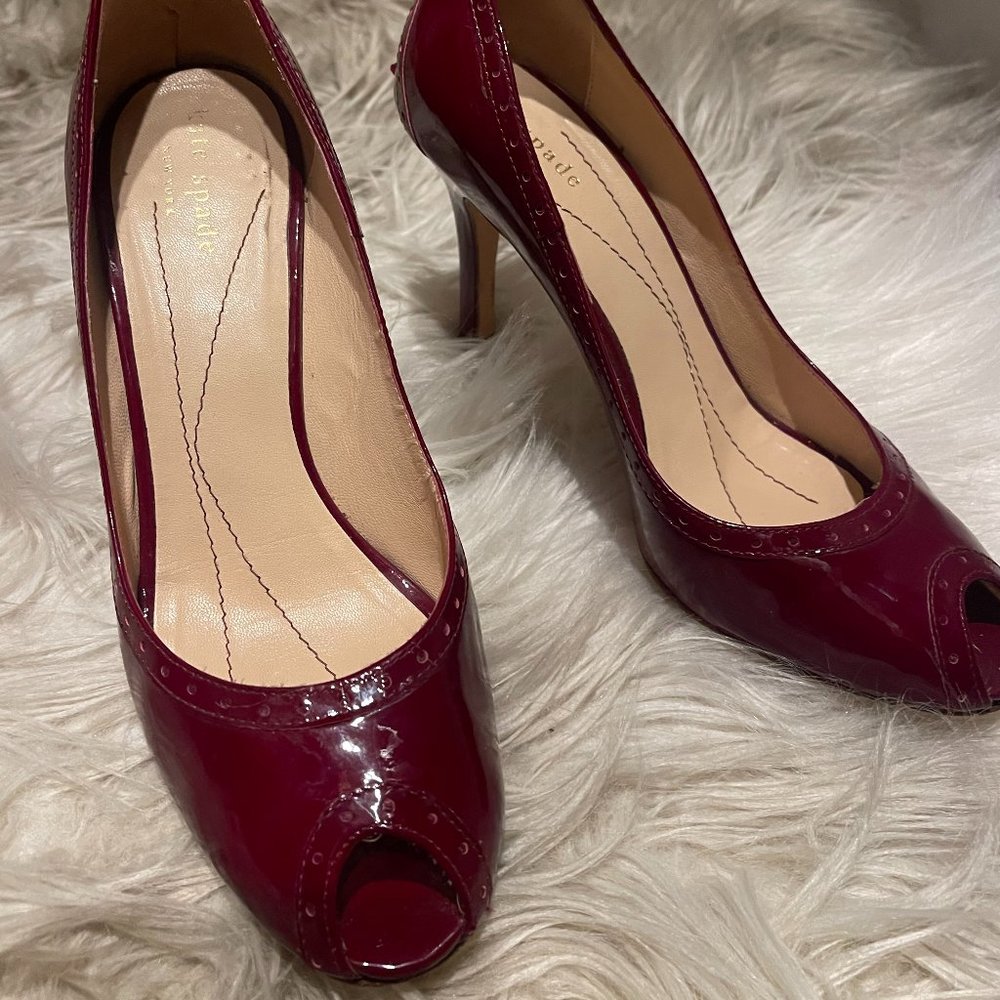 Kate Spade Peep Toe Pumps